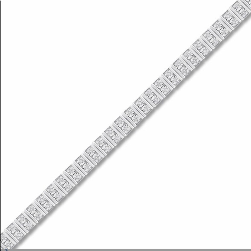 diamond bracelet1/3-ct tw roundcut sterling-silver - Picture 5 of 5